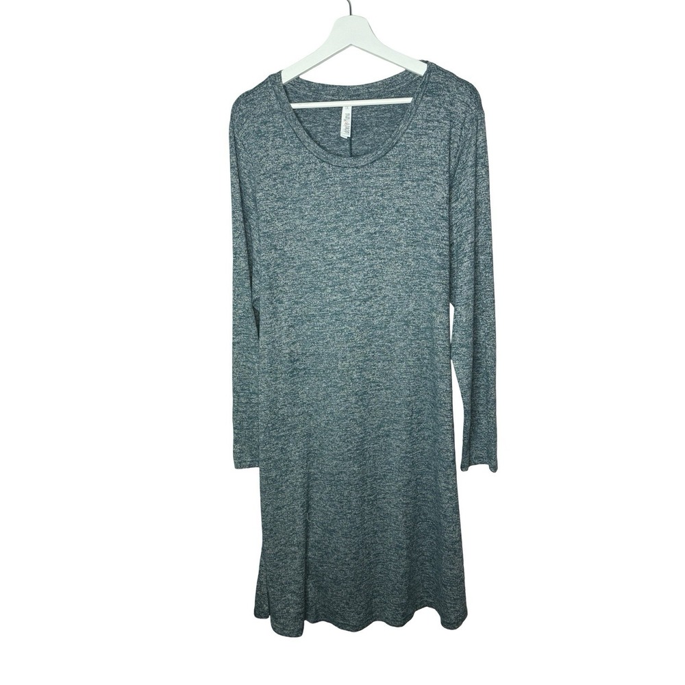 Latched mama green space dye faux wrap dress plus 1X‎ nursing